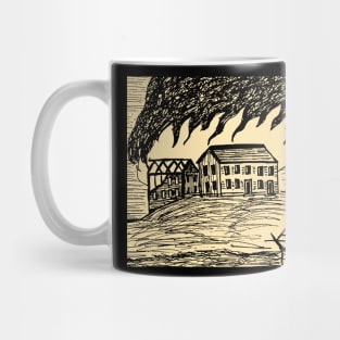 The Burning of Fort Johnston - Tan Mug